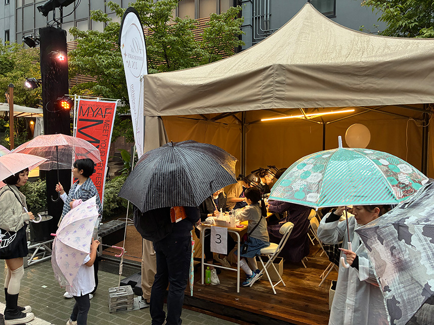 東京・天王洲でネイル体験