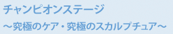 チャンピオンステージ〜究極のケア・究極のスカルプチャ〜