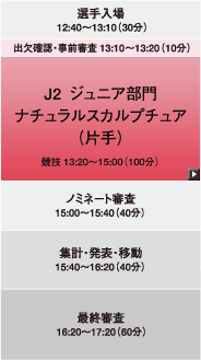 J2ジュニア部門　ナチュラルスカルプチュア