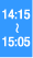 14:15〜15:05