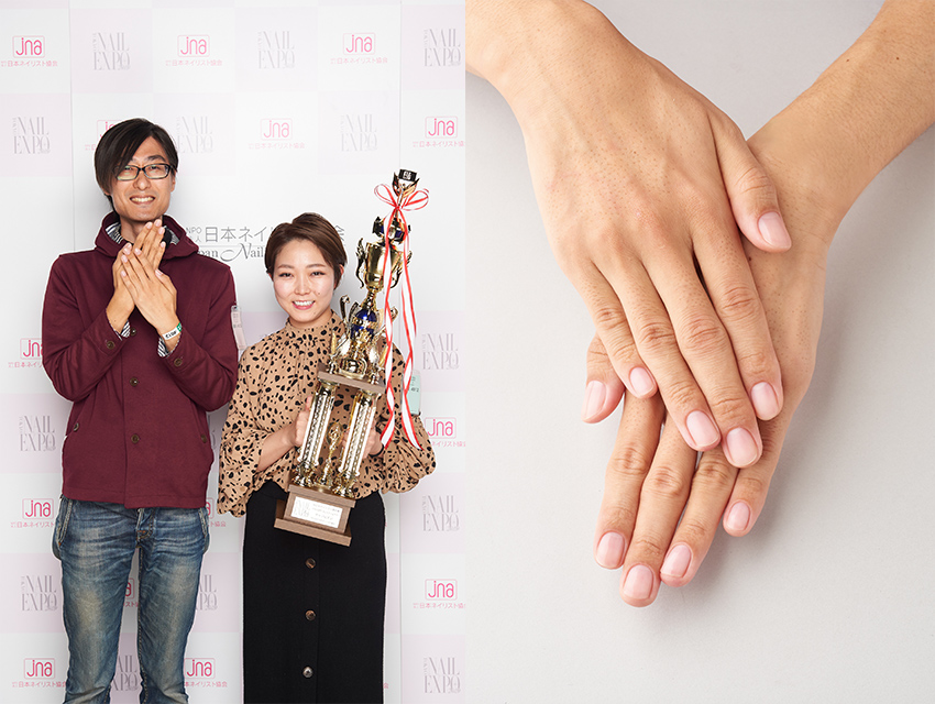 フリー部門 メンズネイルケア1位 森久保 千里さん