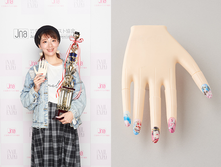 国際親善ネイルアート 1位 Hsiao Shu Meiさん