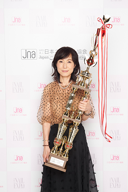 世界ネイリスト選手権 2位 井筒 貴子さん